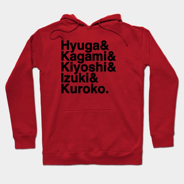 Seirin High Basketball Jetset (Variant) Hoodie by huckblade